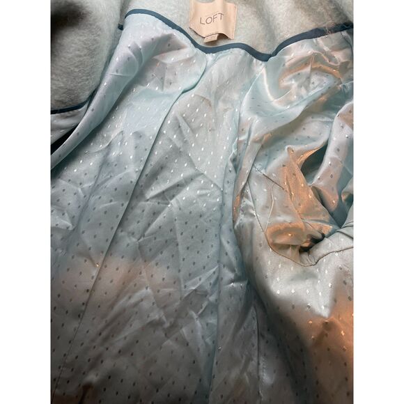 Women's Light Blue Loft Zip Jacket M - Picture 2 of 7